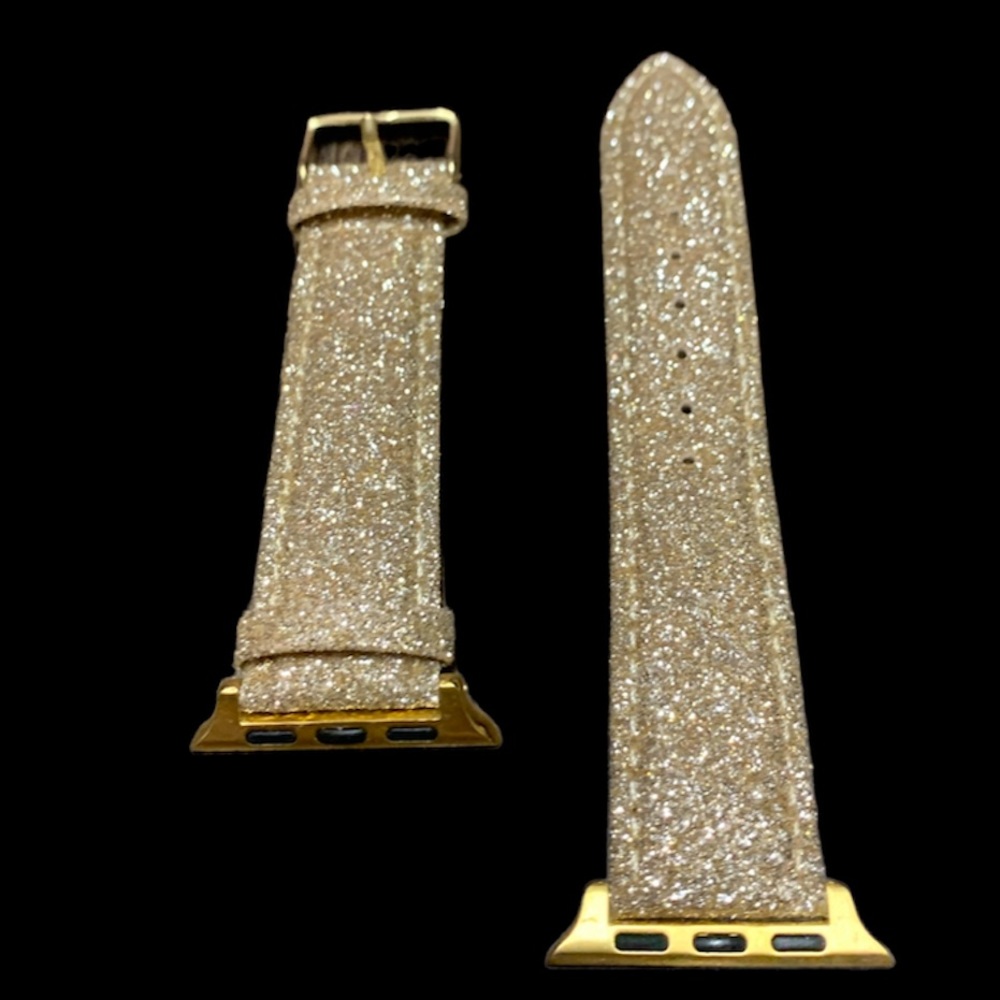 Gold Glitter Apple Watch Band 38-40